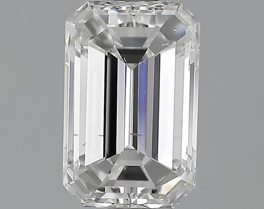 GIA 1 D-SI1 Emerald Diamond