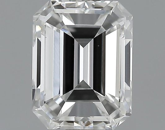 GIA 1 D-VVS2 Emerald Diamond