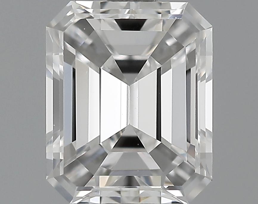GIA 1 E-VVS1 Emerald Diamond