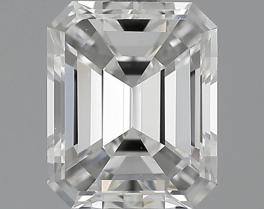 GIA 1 E-VVS1 Emerald Diamond