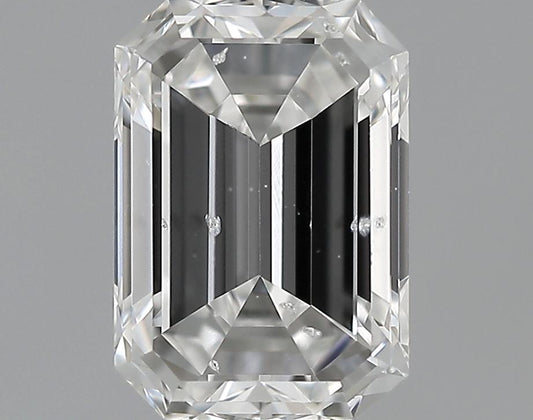 GIA 1.08 E-SI2 Emerald Diamond