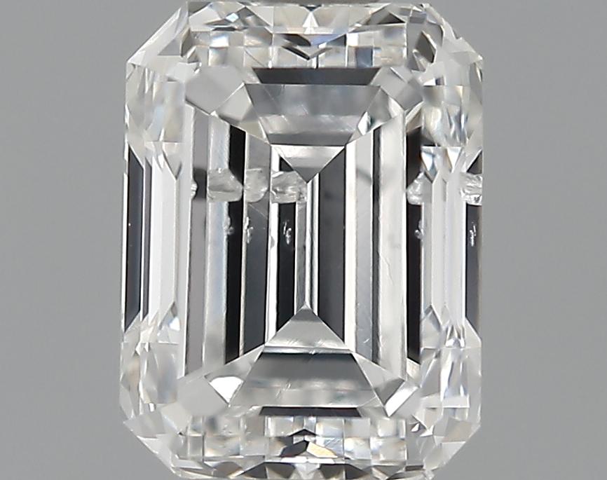 GIA 1.01 E-SI2 Emerald Diamond