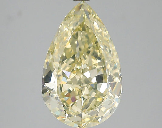 GIA 4.13 W-X-SI1 Pear Diamond