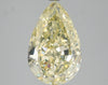 GIA 4.13 W-X-SI1 Pear Diamond