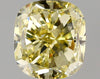 GIA 1.21 Fancy Brownish Greenish Yellow-VS2 Cushion Diamond