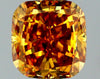 GIA 0.59 Fancy Deep Yellow Orange-VS2 Cushion Diamond