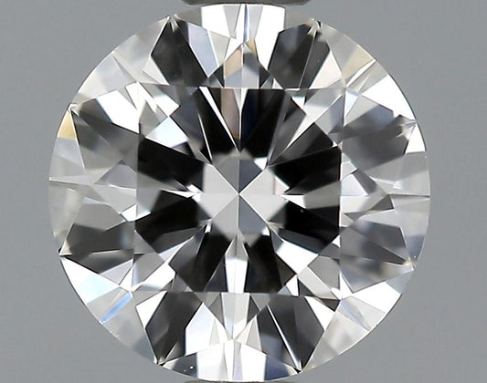 GIA 0.5 H-VVS2 Round Diamond