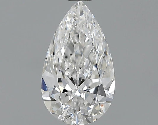 GIA 0.9 E-SI2 Pear Diamond