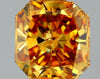 GIA 0.62 Fancy Deep Yellow Orange-SI1 Radiant Diamond