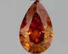 GIA 0.6 Fancy Deep Brownish Yellowish Orange-I1 Pear Diamond