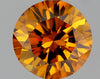 GIA 1.3 Fancy Deep Yellow Orange-SI1 Round Diamond