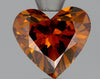 GIA 0.73 Fancy Deep Brownish Yellowish Orange-SI2 Heart Diamond