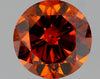 GIA 1.5 Fancy Deep Brown Orange-I2 Round Diamond