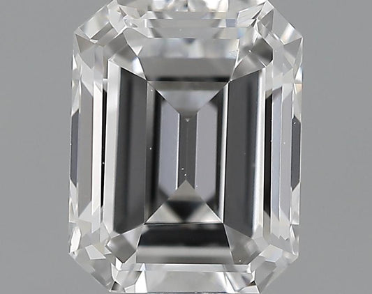 GIA 1 D-VS2 Emerald Diamond
