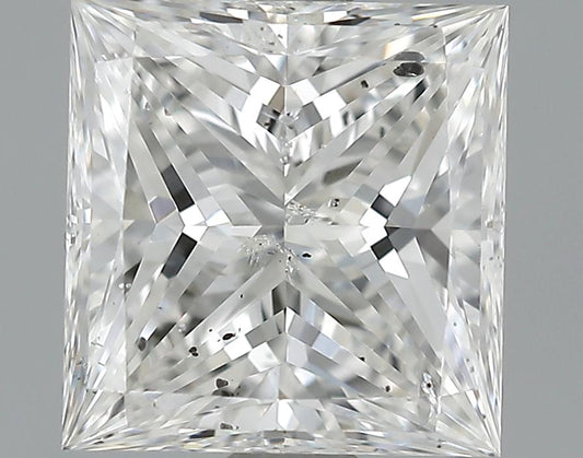 GIA 1.21 G-SI2 Princess Diamond