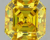GIA 2.53 Fancy Vivid Orangy Yellow-SI1 Asscher Diamond