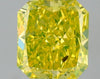 GIA 1.22 Fancy Vivid Yellow-SI1 Radiant Diamond