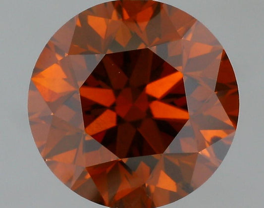 GIA 1.81 Fancy Deep Brownish Orange-I1 Round Diamond