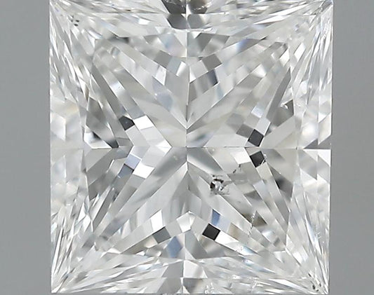 GIA 1.12 F-SI2 Princess Diamond