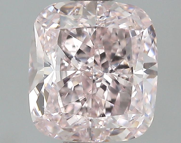 GIA 0.62 Light Pink-SI1 Cushion Diamond