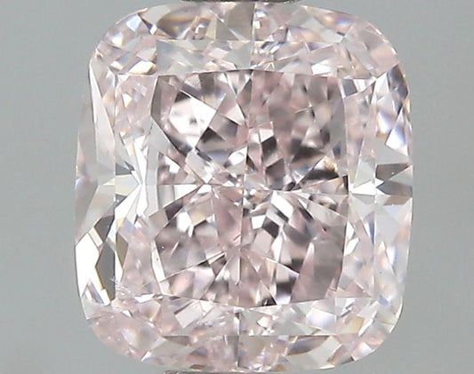 GIA 0.62 Light Pink-SI1 Cushion Diamond