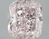 GIA 0.62 Light Pink-SI1 Cushion Diamond