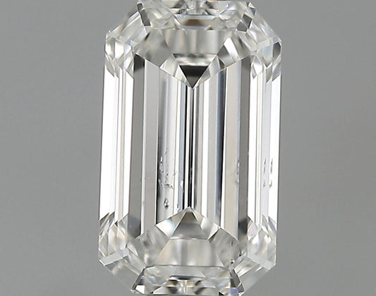 GIA 0.9 G-SI2 Emerald Diamond