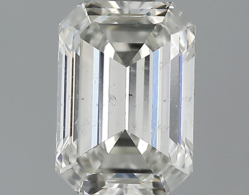GIA 1.02 I-SI2 Emerald Diamond