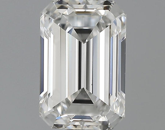 GIA 1 F-VS1 Emerald Diamond