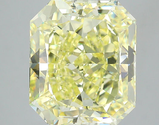 GIA 7.26 Fancy Yellow-VS2 Radiant Diamond