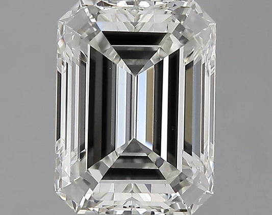 GIA 3.01 I-VS1 Emerald Diamond