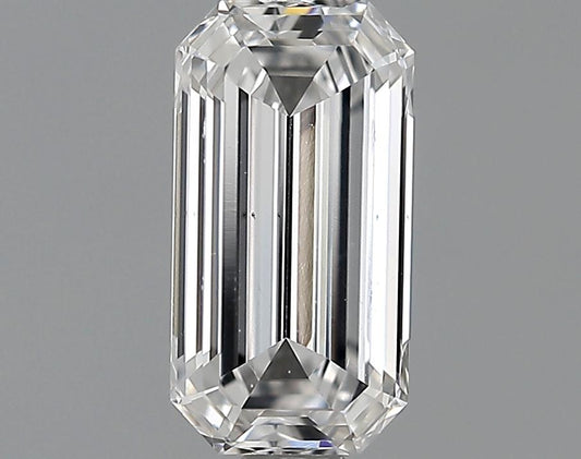 GIA 0.81 E-VS2 Emerald Diamond