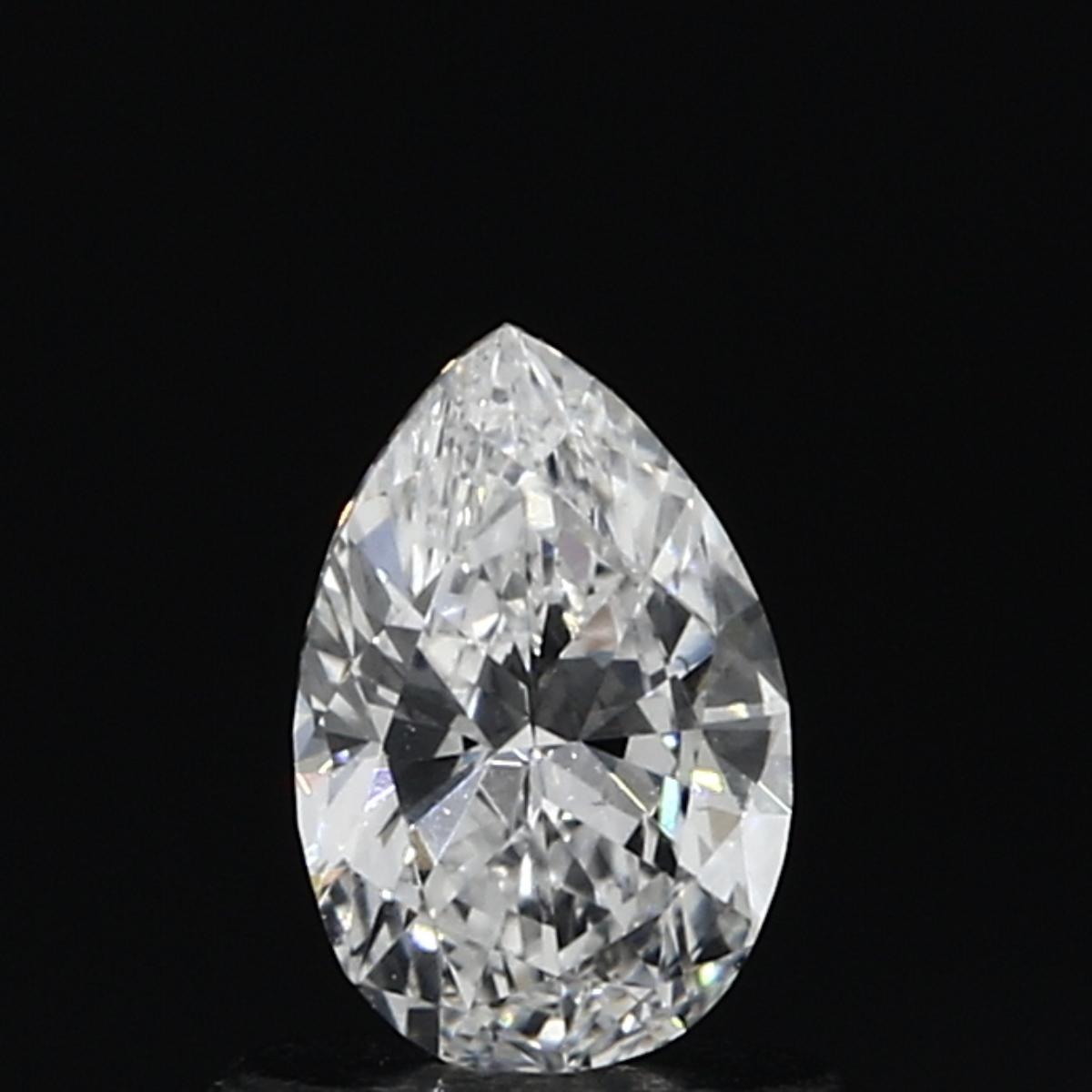 GIA 0.58 E-VS1 Pear Diamond
