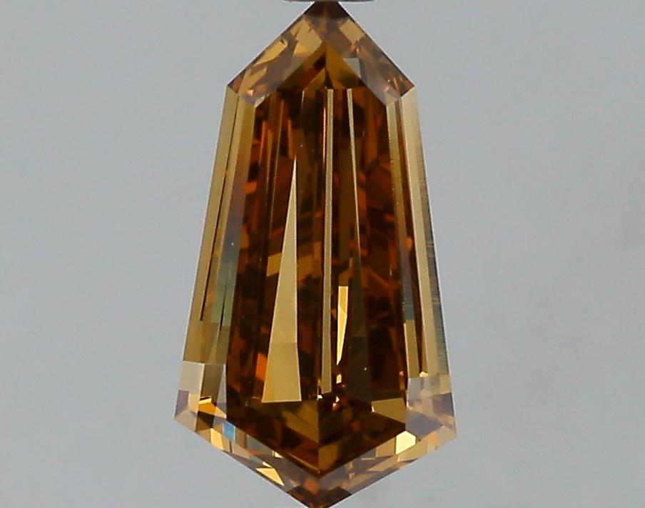 GIA 1.12 Fancy Yellow Brown-VS1 Kite Diamond