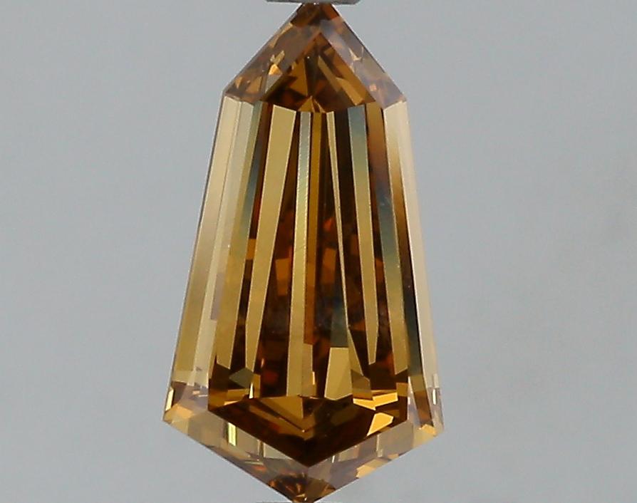 GIA 1.11 Fancy Yellow Brown-VS1 Kite Diamond