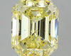 GIA 3.52 Fancy Intense Yellow-SI1 Emerald Diamond