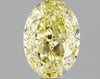 GIA 0.71 Fancy Yellow-VS1 Oval Diamond
