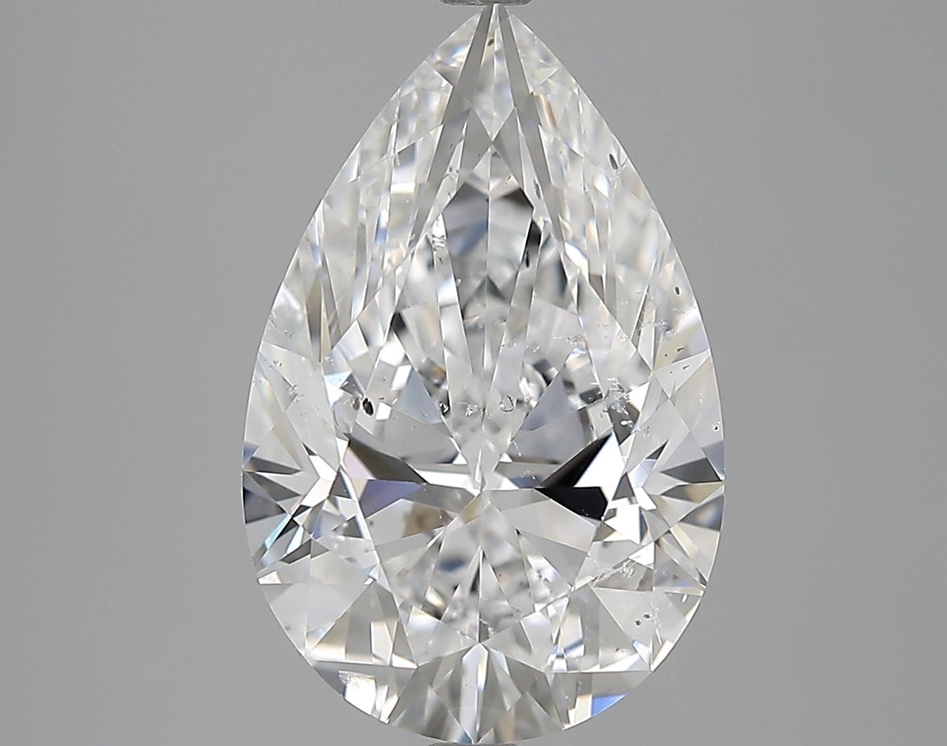GIA 5.02 E-SI2 Pear Diamond