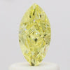 GIA 0.57 Fancy Yellow-SI1 Marquise Diamond