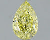 GIA 1.01 Fancy Yellow-SI2 Pear Diamond