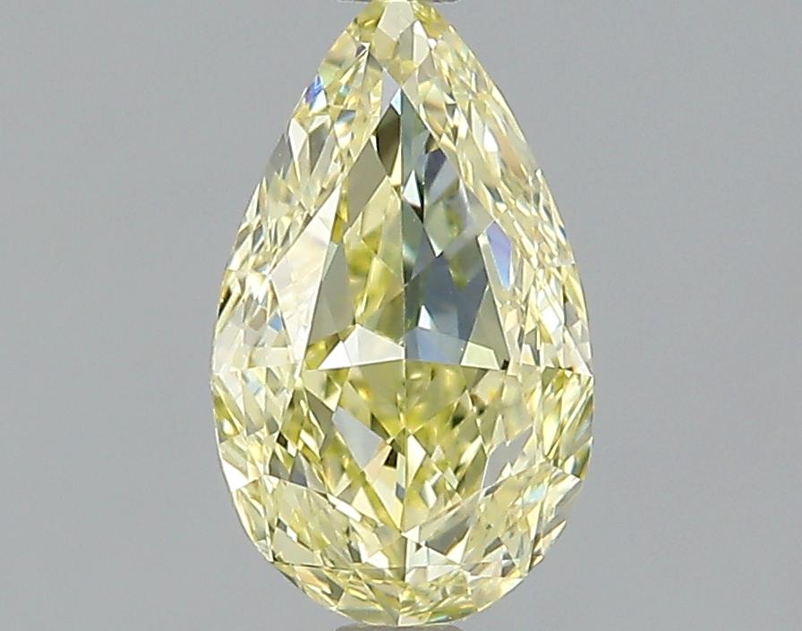 GIA 1 Fancy Light Yellow-VS1 Pear Diamond