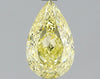 GIA 1.01 Fancy Light Yellow-VVS1 Pear Diamond