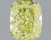 GIA 1 Fancy Yellow-SI1 Cushion Diamond