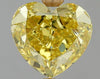 GIA 1.54 Fancy Vivid Yellow-VS2 Heart Diamond