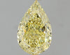 GIA 1.17 Fancy Intense Yellow-IF Pear Diamond