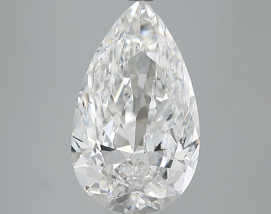 GIA 5.01 F-VVS2 Pear Diamond