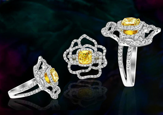 GIA 2 Y - Z-VS2 Cushion Diamond