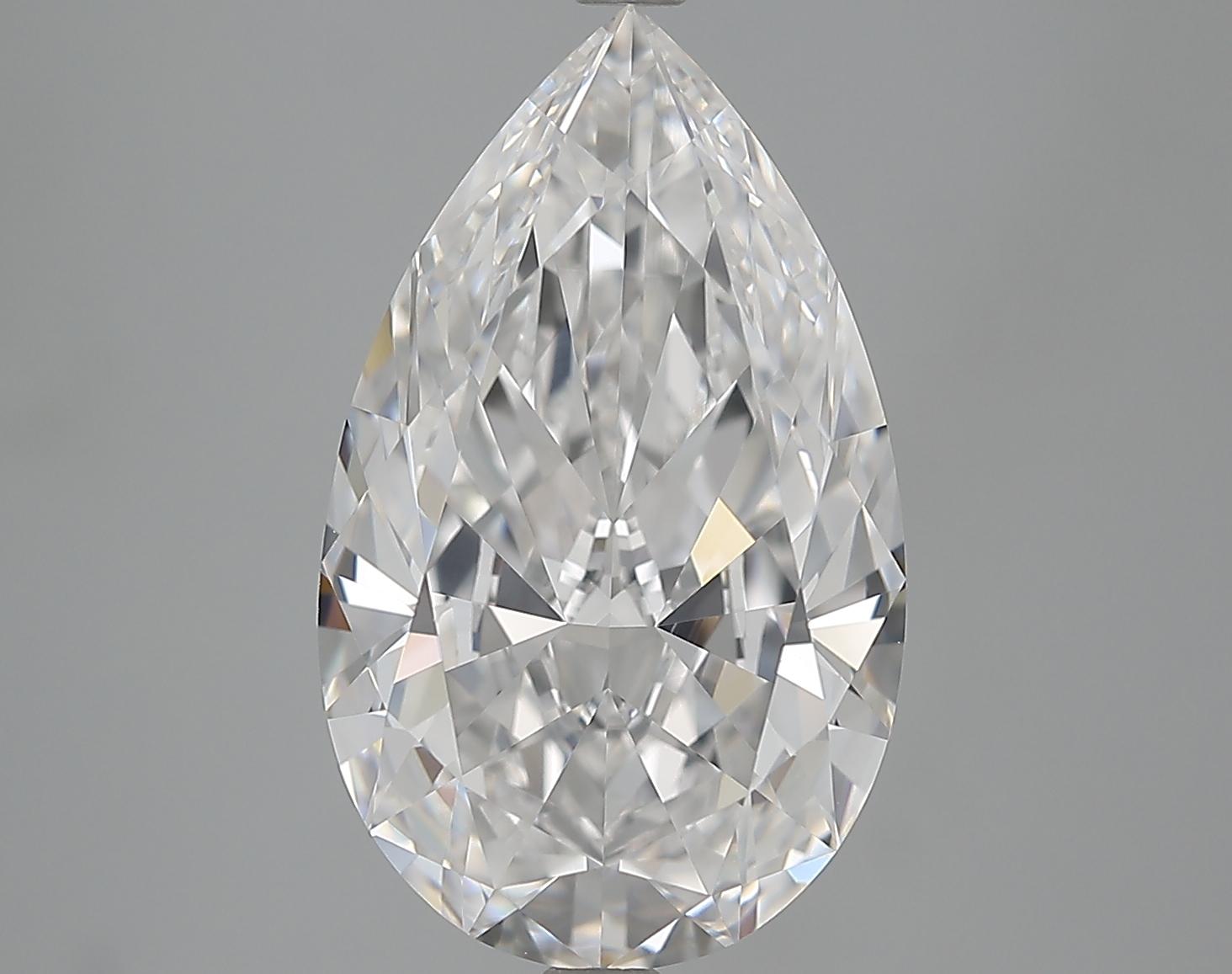 GIA 5.23 E-VVS1 Pear Diamond