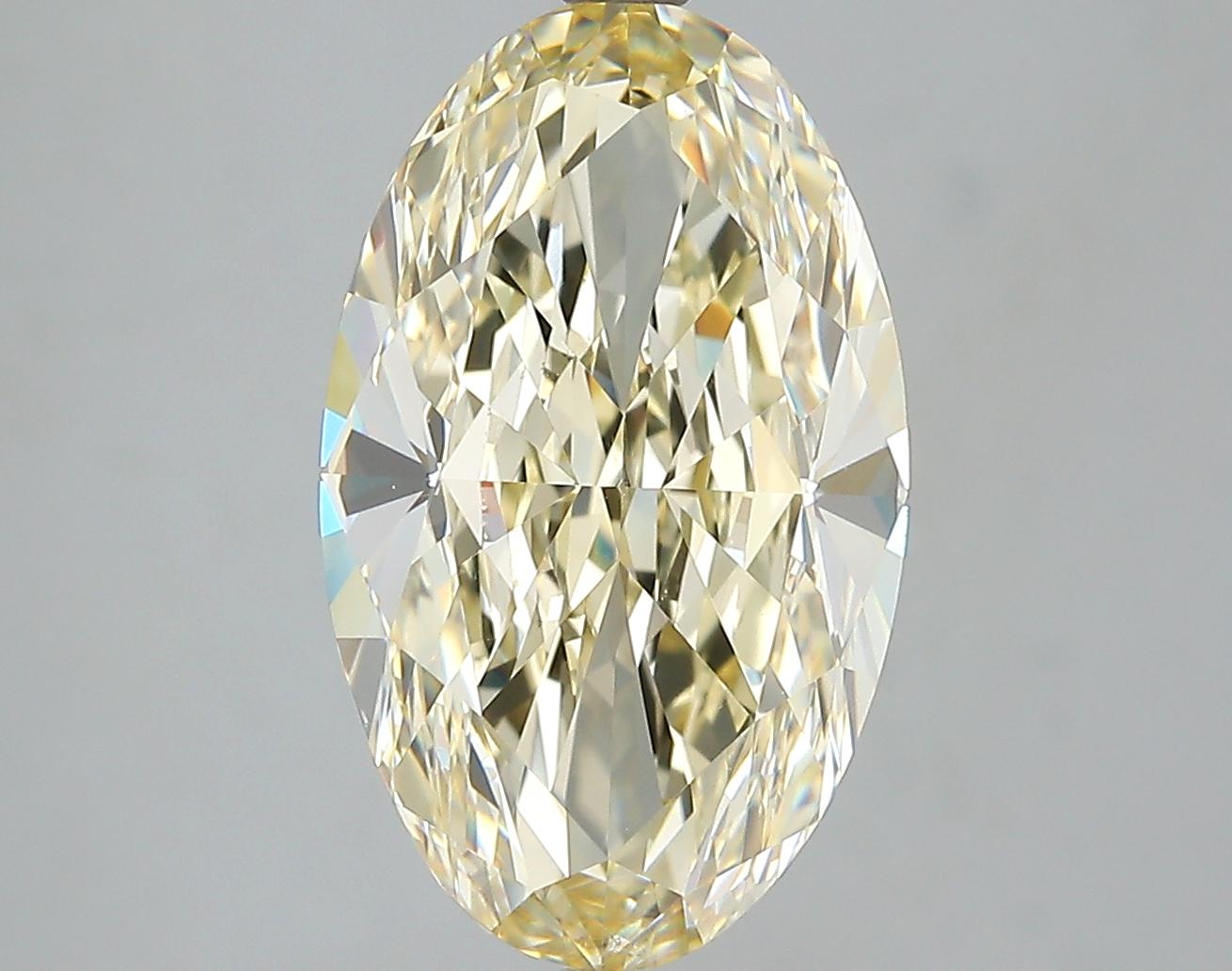 GIA 5.4 Fancy Brownish Yellow-VVS2 Oval Diamond