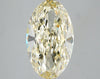 GIA 5.4 Fancy Brownish Yellow-VVS2 Oval Diamond